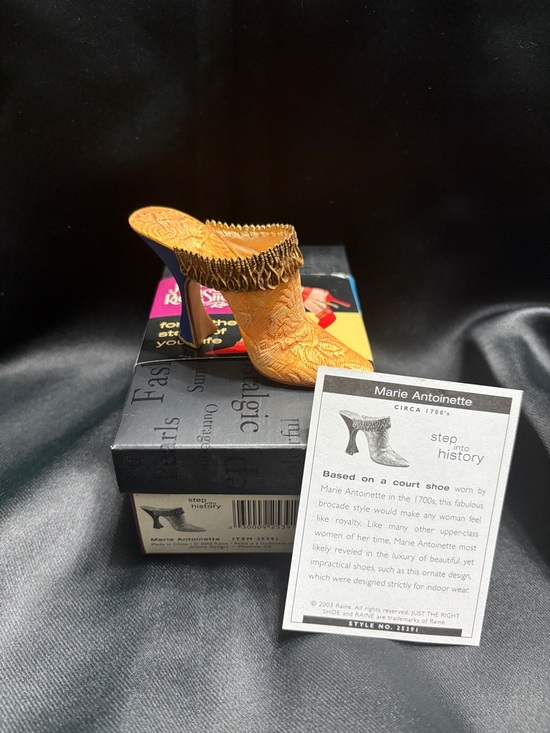 Just The Right Shoe Shoes - Just The Right Shoe Orange and Gold Ankle Booties